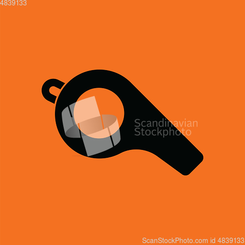 Image of American football whistle icon
