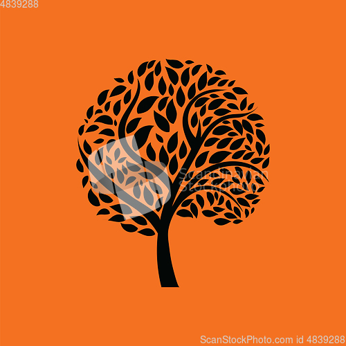 Image of Ecological tree leaves icon