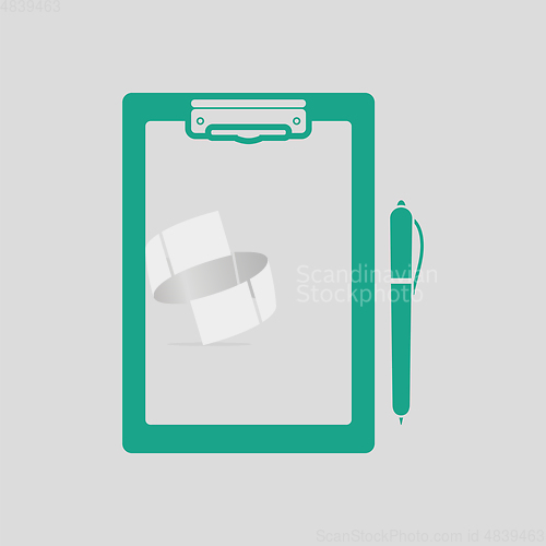 Image of Tablet and pen icon
