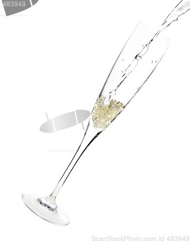 Image of Champagne glass celebration