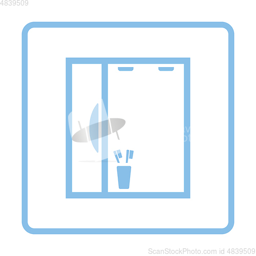 Image of Bathroom mirror icon