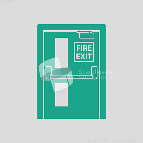 Image of Fire exit door icon