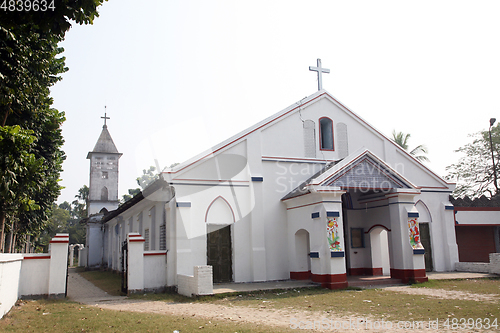 Image of Catholic Church in Basanti, West Bengal, India 