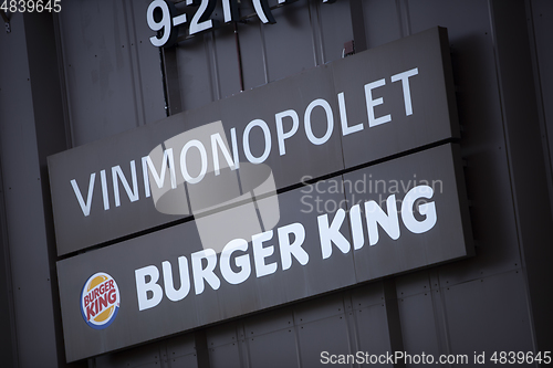 Image of Vinmonopolet and Burger King