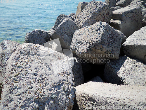 Image of Water intake channel from the sea.