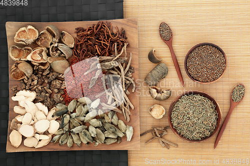 Image of Natural Chinese Plant Medicine for Herbal Remedies