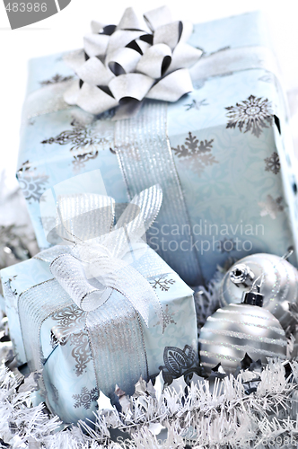 Image of Christmas gift boxes