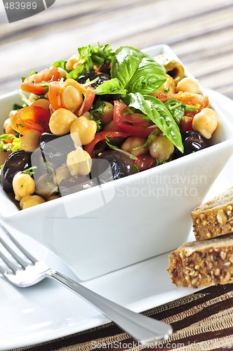 Image of Vegetarian chickpea salad