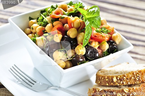 Image of Vegetarian chickpea salad