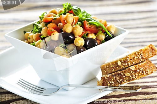Image of Vegetarian chickpea salad