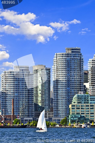 Image of Sailing in Toronto harbor