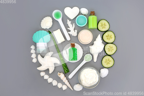 Image of Aloe Vera and Cucumber Skin and Body Care Products