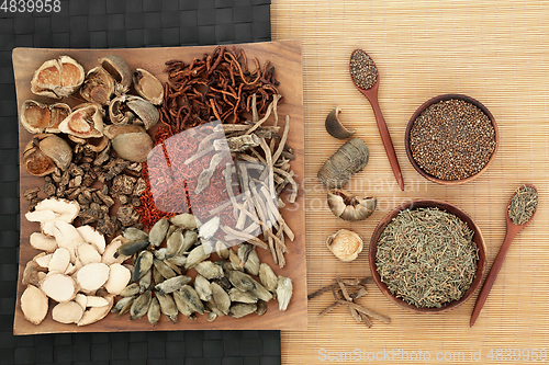 Image of Natural Chinese Plant Medicine for Herbal Remedies