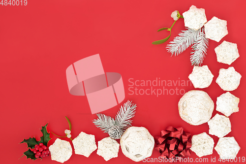 Image of Traditional Christmas Mince Pie Background 