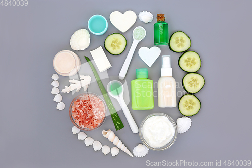 Image of Natural Aloe Vera and Cucumber Beauty Treatment