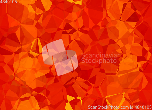 Image of Red background with abstract seamless poligon pattern