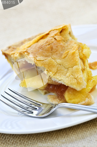 Image of Slice of apple pie