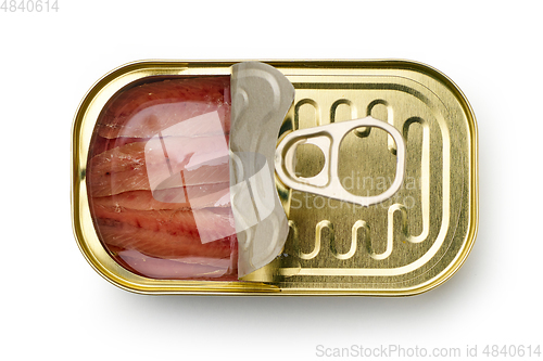 Image of canned anchovy fillets