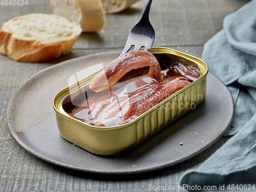 Image of canned anchovy fillets