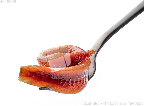 Image of canned anchovy fillet