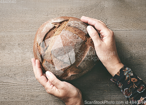 Image of freshly baked artisan bread