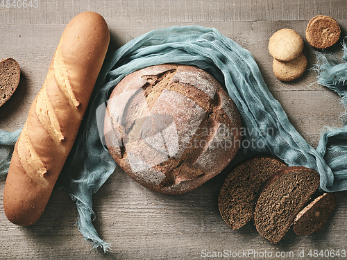 Image of various freshly baked bread