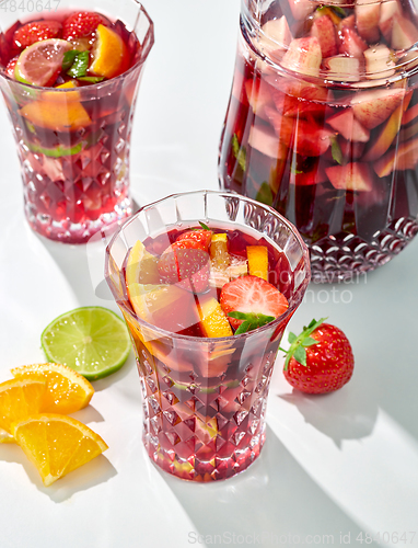 Image of jug and glasses of sangria