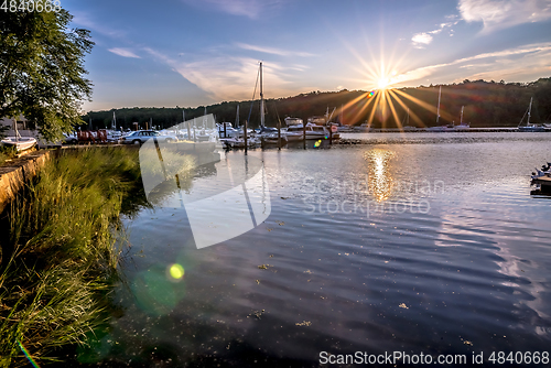 Image of Greenwich Bay Harbor Seaport in east greenwich Rhode Island