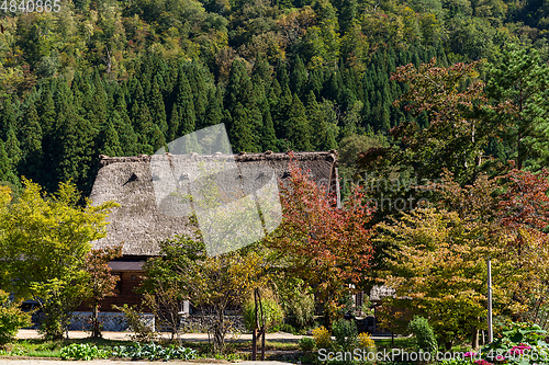 Image of Traditional Japanese Shirakawago village 