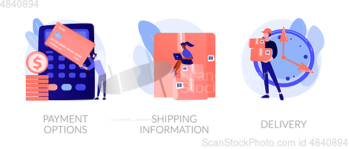 Image of E-commerce vector concept metaphors.