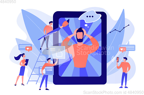 Image of Internet meme concept vector illustration