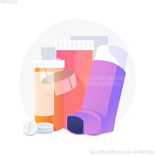 Image of Pharmaceutical products vector concept metaphor