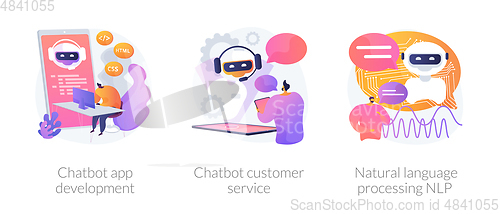 Image of Chatbot vector concept metaphors