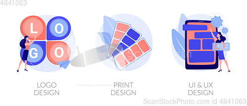 Image of Design services vector concept metaphors.