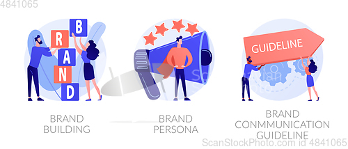 Image of Brand awareness vector concept metaphors.