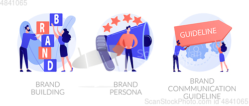 Image of Brand awareness vector concept metaphors.