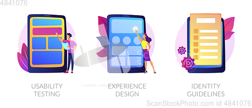 Image of Visual Identity vector concept metaphors