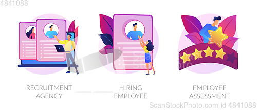 Image of Human resources specialist vector concept metaphors