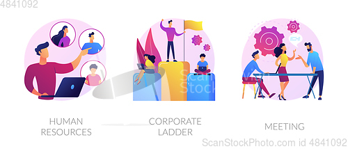 Image of Corporate culture vector concept metaphors