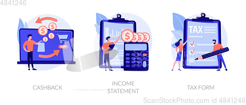 Image of Banking documentation vector concept metaphors