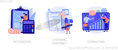 Image of Banking services vector concept metaphors