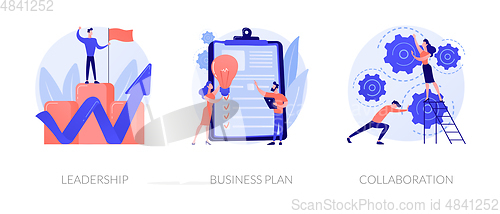 Image of Business development vector concept metaphors