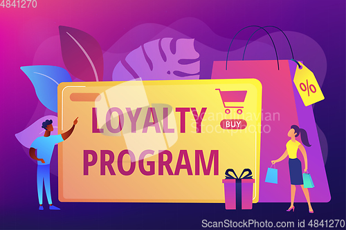 Image of Loyalty program concept vector illustration