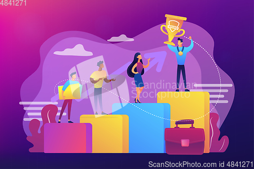 Image of Branded competition concept vector illustration