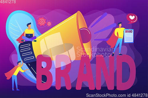 Image of Personal brand concept vector illustration
