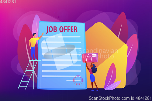 Image of Job offer concept vector illustration