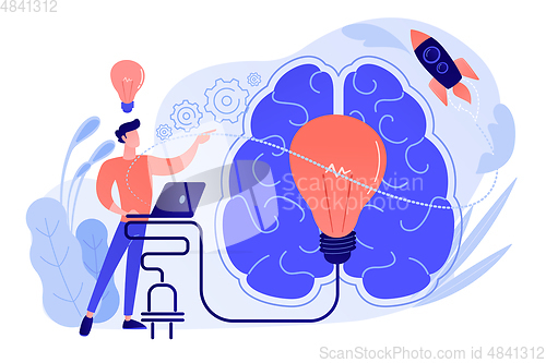 Image of Brainstorm concept vector illustration.