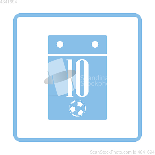 Image of Soccer calendar icon