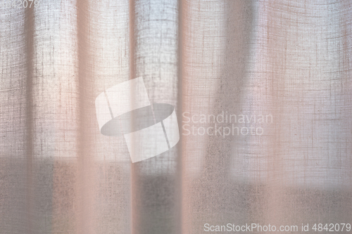 Image of curtain fabric texture