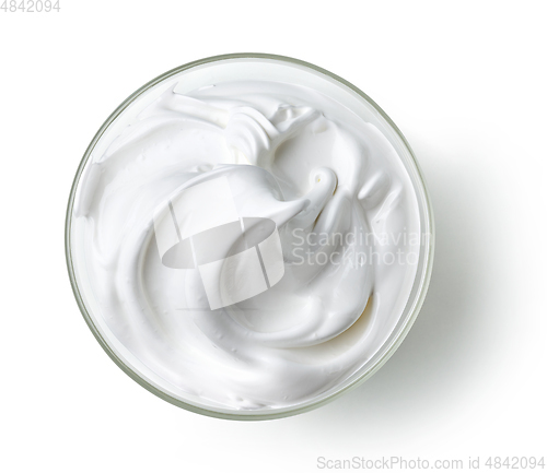 Image of bowl of whipped egg whites